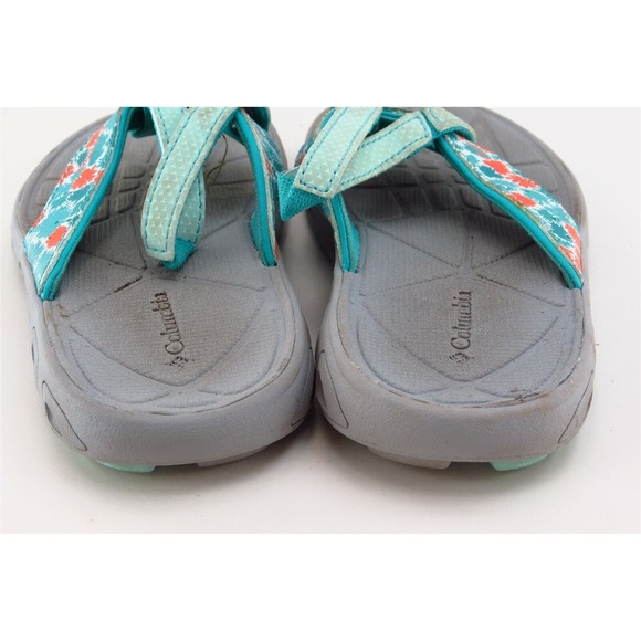 Columbia Toddler Girls 10 Medium Blue Flip Flop Synthetic - Picture 5 of 7